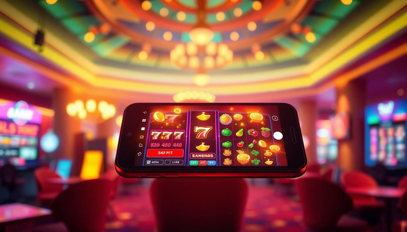 Entdecken Sie die beste Casino App in Deutschland mit aufregenden Spielautomaten auf dem Smartphone bei glamourösem Ambiente.