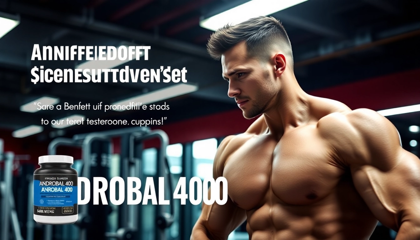 Androbal 400 Testosterone Compound is showcased by a professional trainer in an energetic gym setting.