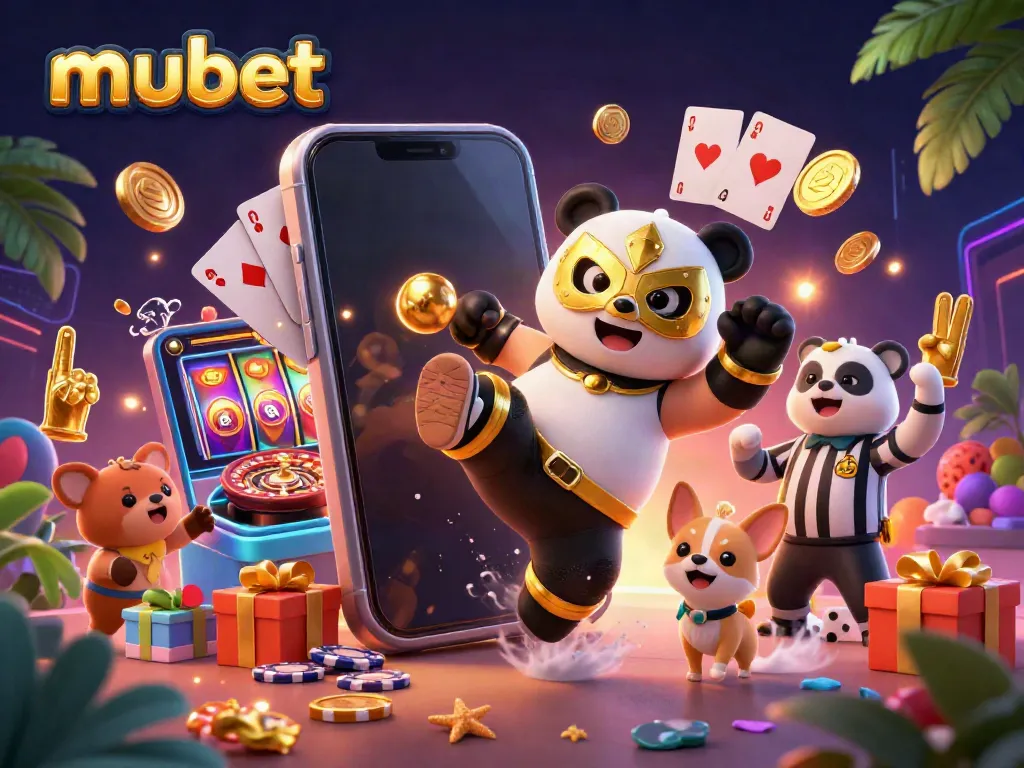 Experience exciting bets and colorful jackpots at mubet with playful characters and dynamic casino game elements.
