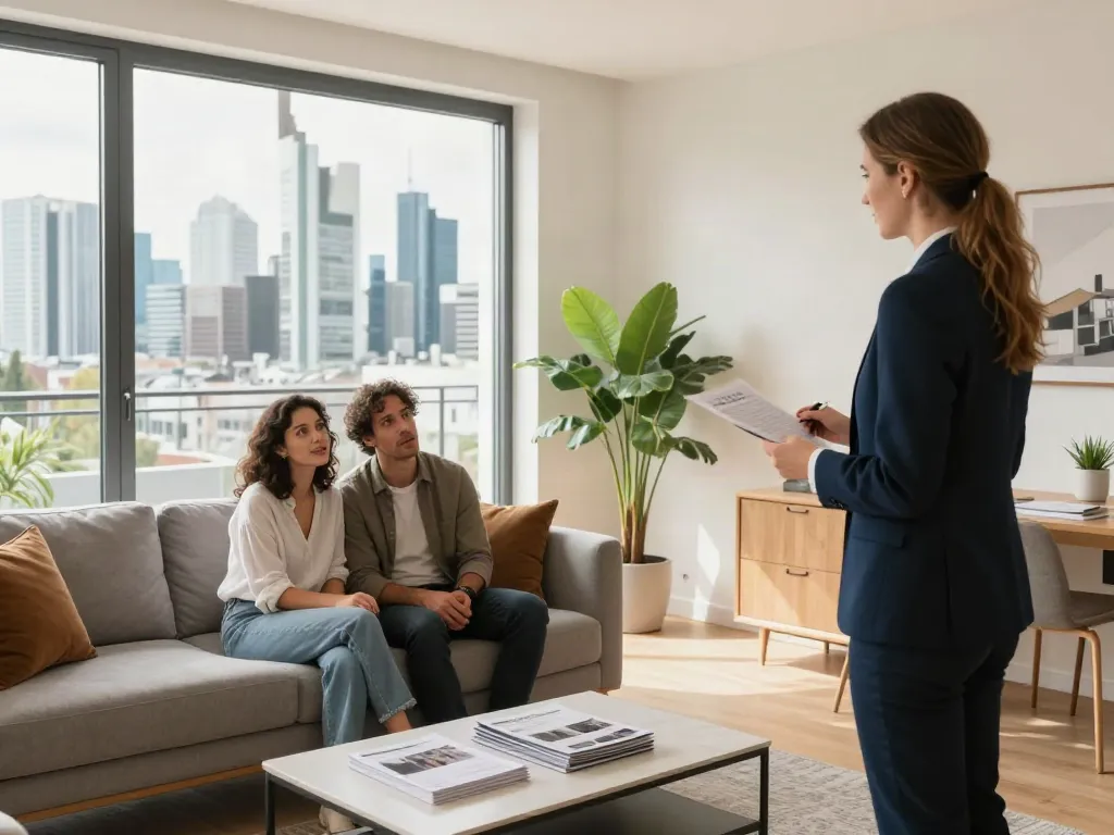 Bester Immobilienmakler Frankfurt präsentiert moderne Wohnung in Frankfurt.