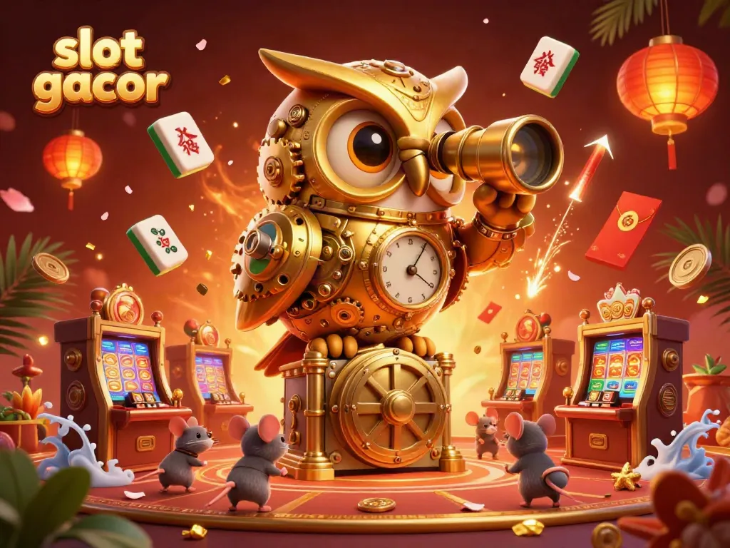 Engage in slot gacor fun surrounded by a lively casino scene in stunning 3D.
