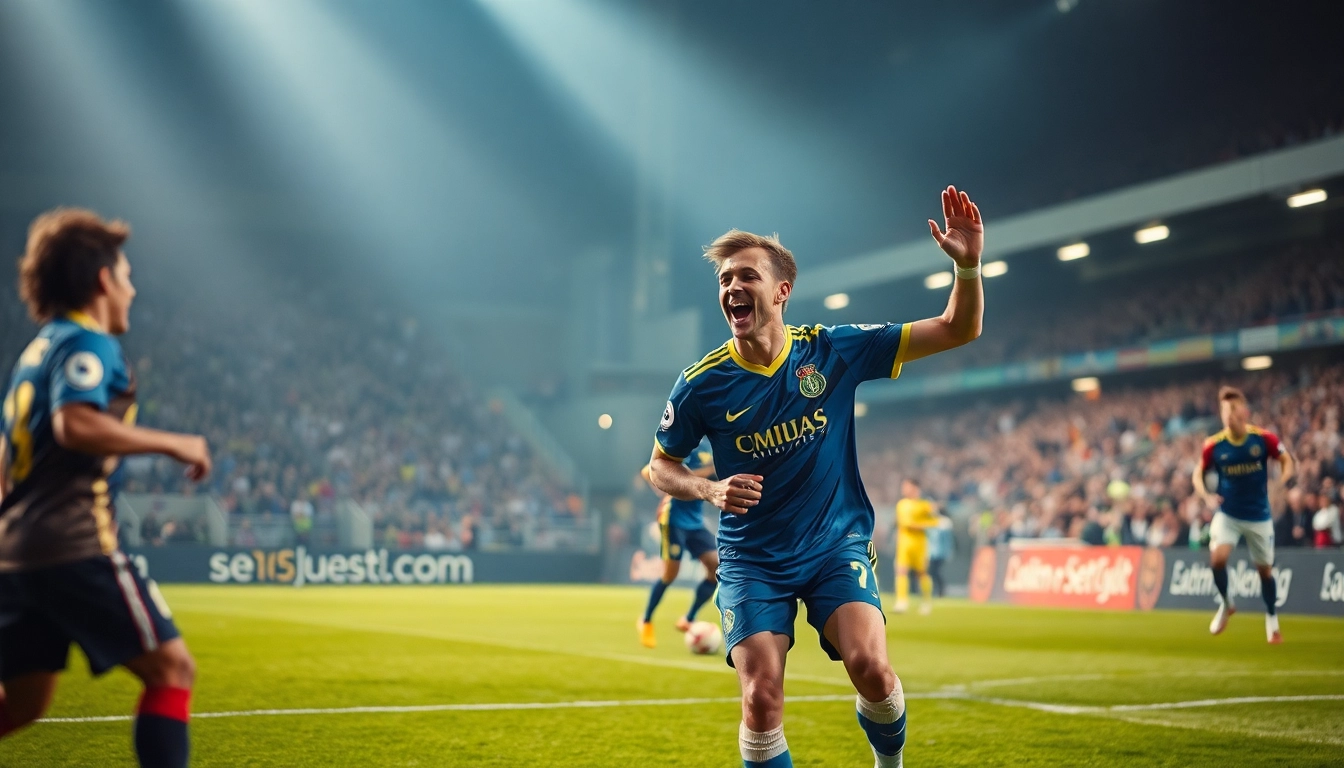 Bewertung der besten Wettanbieter: Spieler feiern Gewinne beim Sportwetten.