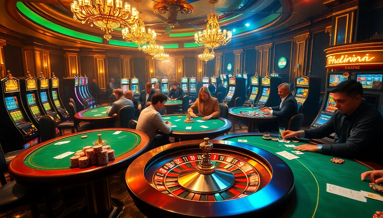 High-stakes gaming scene showcasing hidden wiki dark web elements with poker and casino activities.