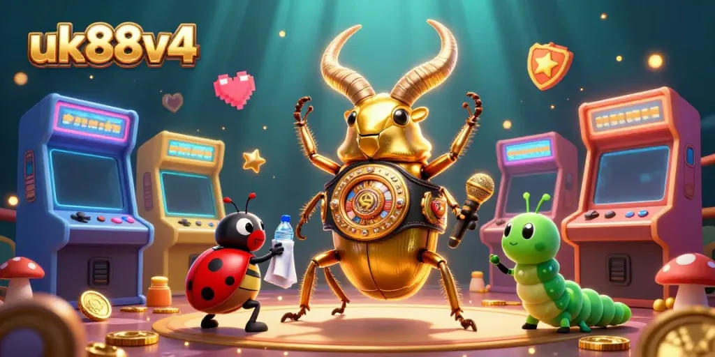 Experience the thrill of gaming and betting with uk88v4's vibrant casino world featuring dynamic characters.