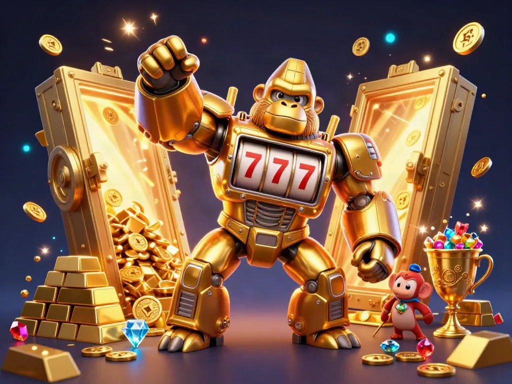 Experience thrilling jackpots with LINK TG88 in this vibrant, animated casino illustration.
