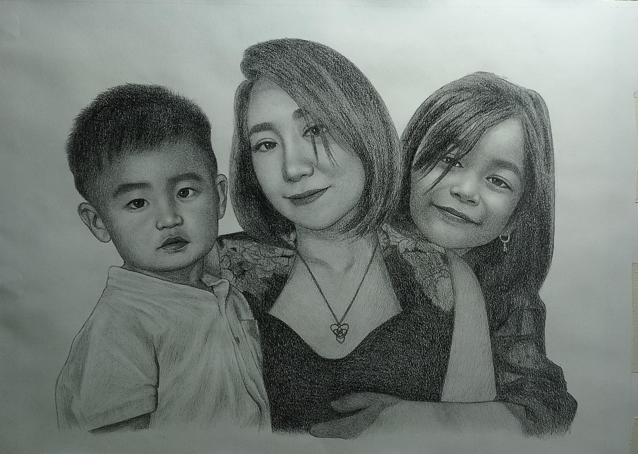 Foto malen lassen für deine Familie – Bestelle jetzt bei Families Portrait