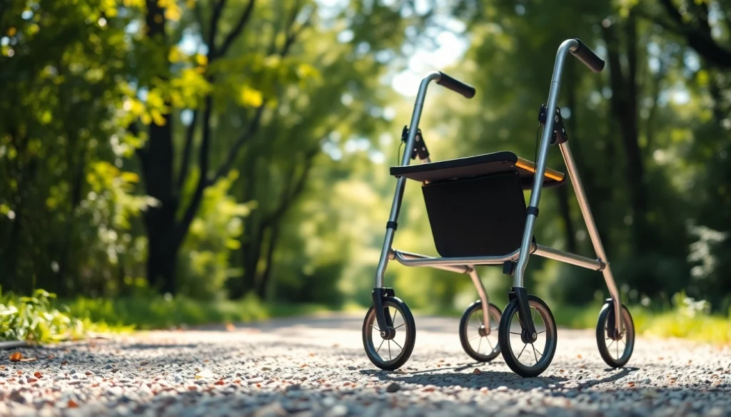 outdoor rollator