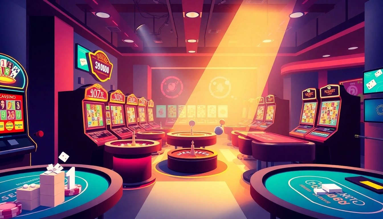 Experience thrilling gaming at casino online schweiz with vibrant slot machines and live table games.