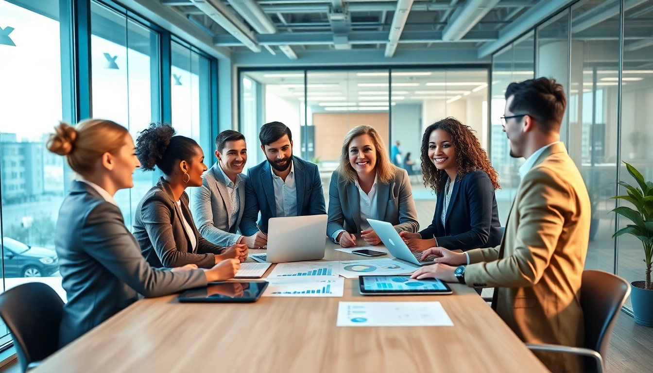 Professionelle Meetingszene, die Personaldienstleister Vertrieb in einem modernen Büro veranschaulicht.