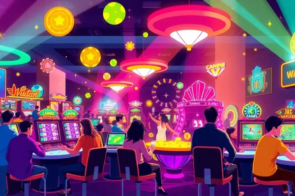 Experience thrilling casinos ohne registrierung bei oasis with vibrant gaming ambiance and exciting player interactions.