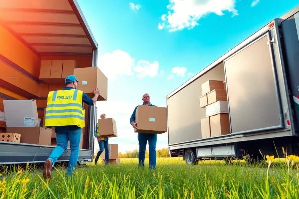 Professionelles Umzugsunternehmen im Saarland packt Möbel sicher für einen reibungslosen Umzug.