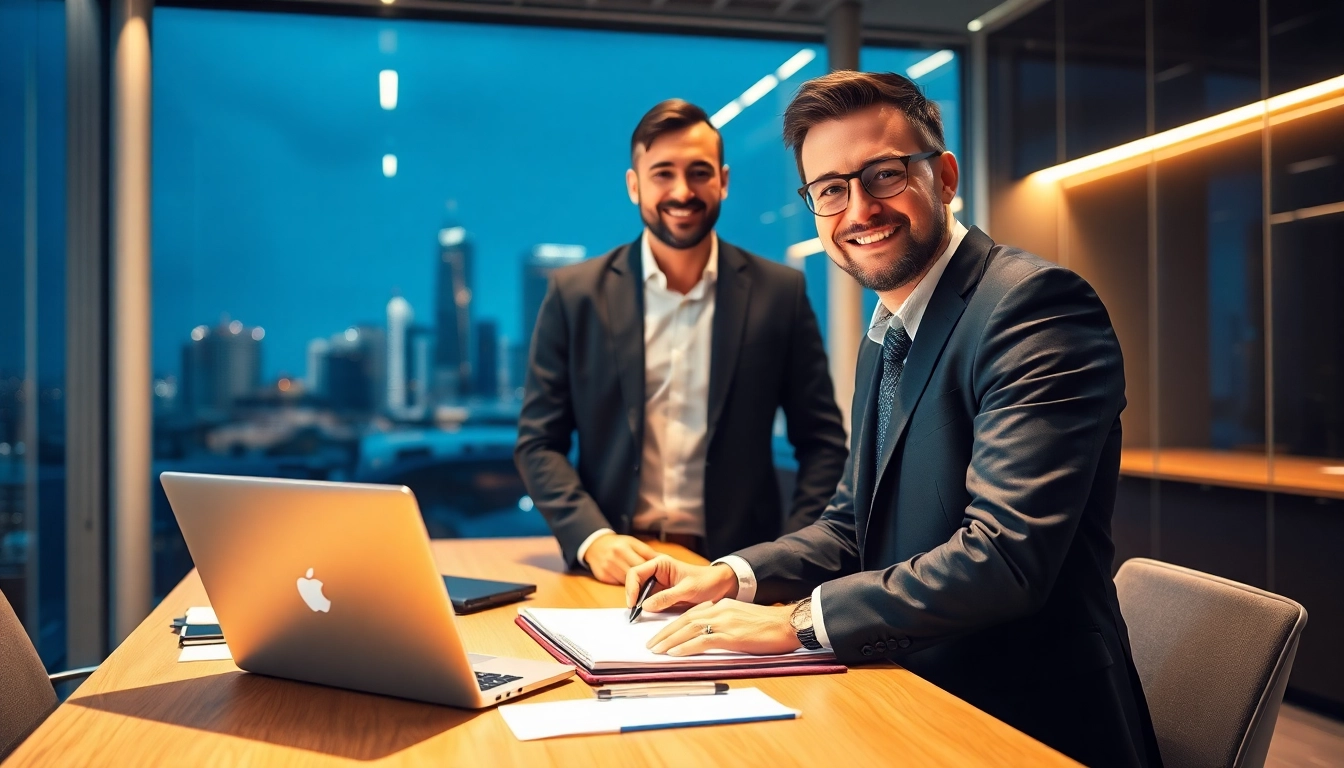 Headhunter Frankfurt: Professioneller Headhunter im modernen Büro zeigt Konzentration und Engagement.