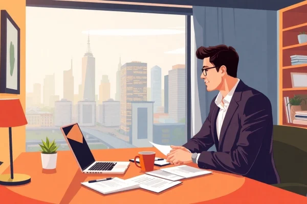 Headhunter Gastronomie at work discussing career opportunities in a modern office setting.