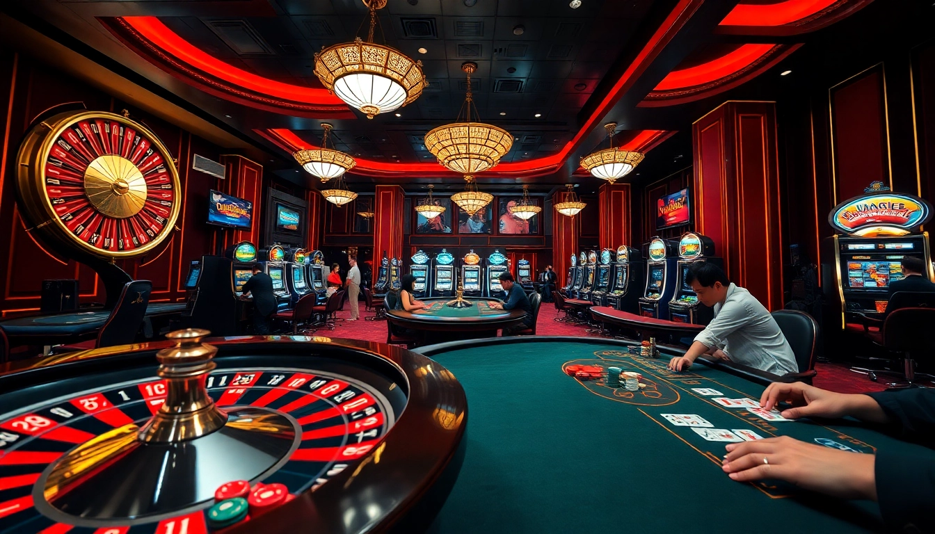 Experience the thrill at Trang chủ 79KING with excitement at poker tables and roulette wheels.