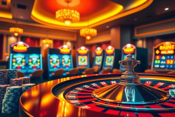 Experience the thrill of online gambling at https://88i8i.net/ with vibrant casino tables and exciting slot machines.