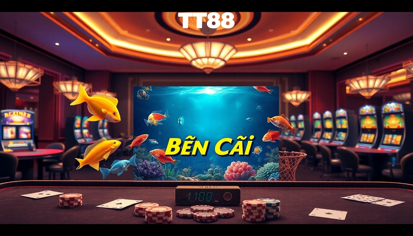 Experience excitement in TT88 bắn cá with vibrant underwater visuals and engaging gameplay.